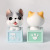 Home Car Decoration Lucky Box Cute Cartoon Animal Bobble Head Doll Creative Car Interior Decoration Ornament