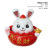 New Car Shaking Head Bunny Decoration Diamond-Embedded Cute Cartoon Cute Resin Crafts Creative Home Decorations