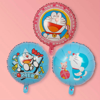 18-Inch round Cartoon Toy Pokonyan Aluminum Balloon Doraemon Festival Birthday Party Decorative Aluminum Foil Balloon