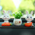 New Car Decoration Cute Little White Rabbit Family Portrait Decoration Car Creativity Dashboard Car Interior Delivery