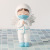 Creative Resin Craft Ornament Cute White Angel Ornaments Warm Guard Small Night Lamp Home Decorations and Accessories