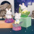 at Starry Sky Rabbit Resin Blind Box Hand-Made Creative Cartoon Rabbit Fashion Play Doll Cute Bunny Decoration Ornaments