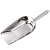 High-Grade Stainless Steel Flat Bottom Shovel Ice Scoop Supermarket Food Shovel Flour Soybean Shovel Sugar Shovel