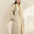 Reversible Cashmere Coat Women's New Autumn and Winter Thickening Long Wool Mid-Length High-End Slim Fit Woolen Coat