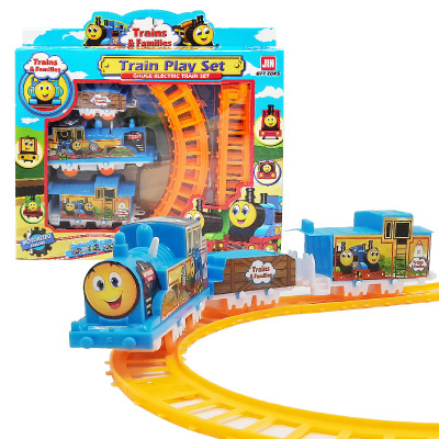 Electric Track Train Thomas Electric Cartoon Children's Educational Toys Hot Sale Stall Supply Factory Wholesale