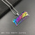 Steel Necklace Pendant Hip Hop Style Men's Trendy Women's Pendant Retro Pendant Alloy Ornament Stainless Steel Necklace