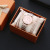 Creative 3-Piece Set Gift Box Quartz Watch Roman Scale Diamond-Embedded Women's Watch Alloy Bracelet Gift Delivery