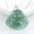 Natural Myanmar Fake Jadeite Oil Green Buddha Maitreya Buddha Pendant S925 Silver Necklace Ice Jade Pendant for Women