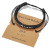 New Arrival Genuine Leather Stainless Steel Bracelet Moss Password Letter Number Couple Bracelet Moss Code Bracelet