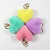 Cross-Border Artificial Rabbit-Fur Ball Plush Pendant Accessories Pendant DIY Phone Case Keychain Leather Hanger Heart-Shaped Pendant