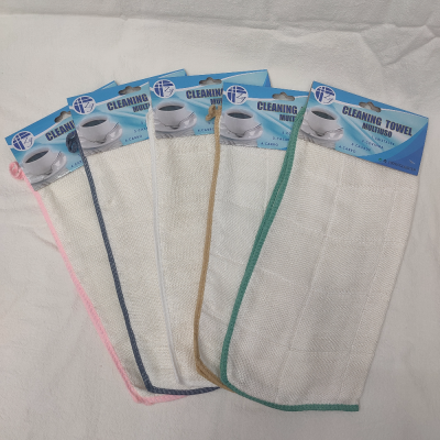 Thickened Cleaning Cloth Kapok Yarn Fiber Dishcloth Cleaning Towel Non-Woven Fabric Absorbent Oil-Free Scouring Pad