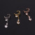 Piercing Jewelry Supply Korean Style Creative U-Shaped Cartilage Ear Clip Inlaid Zircon Earless Earrings for Women