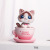 Meow Meow Tea Will Shake Head Resin Decorations Adorable Pet Cat Birthday Gift Home Decoration Car Decoration