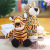 Forest Animal Doll Plush Toy Elephant Monkey Tiger Lion Giraffe Doll Children's Gift Item Wholesale