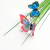 Multicolor Butterfly Grass Garden Plug-in Flower Bed Garden Decorative Crafts