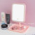 Led Make-up Mirror Smart Adjustable Three-Color Light Dressing Mirror Desktop Fill Light Mirror One-Click Touch Rechargeable