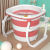 Folding Bath Barrel Adult Foldable Bath Bucket Household Bathtub Heightened Bath Bucket Full Body Bath Barrel Bath Bucket