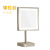 Light Luxury Makeup Mirror Led Desktop Desktop Vanity Mirror Light Fill Mirror 3 Times 5 Times Magnification Square Hairdressing Mirror