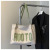 Simple Shoulder Bag 2022 New Trendy Contrast Color Letter Chain Bag Large Capacity Fashion Commuter Outdoor Tote Bag