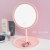 Led Make-up Mirror Smart Adjustable Three-Color Light Dressing Mirror Desktop Fill Light Mirror One-Click Touch Rechargeable