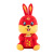 Year of Rabbit Mascot Cute Lucky Rabbit Plush Doll Bunny Doll Toy Zodiac Doll Company Gift