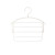 Reversible Rotating Folding Clothes Hanger Non-Slip Plastic Thickened Widened Clothes Hanger Multi-Functional Clothes 