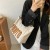 Simple Shoulder Bag 2022 New Trendy Contrast Color Letter Chain Bag Large Capacity Fashion Commuter Outdoor Tote Bag