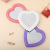 Ins Online Sensation Heart Makeup Mirror Small Heart-Shaped Desktop Wall Hanging Decorative Mirror Girl Heart Student Dormitory Mirror