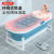 Large Foldable Bath Barrel Adult Bath Barrel Adult Bath Bucket Internet Celebrity Bathtub Full Body Bathtub Home Tool