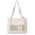 Simple Shoulder Bag 2022 New Trendy Contrast Color Letter Chain Bag Large Capacity Fashion Commuter Outdoor Tote Bag