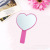 Mirror Makeup Girl Peach Heart Hand-Hold Mirror Cute Hand Makeup Mirror Portable Single-Sided Heart-Shaped Mirror