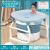 Folding Bath Barrel Adult Foldable Bath Bucket Household Bathtub Heightened Bath Bucket Full Body Bath Barrel Bath Bucket