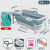 Bath Barrel Adult Foldable Bathtub Full Body Adult Bathing Large Bath Bucket Household Bath Sweat Steaming Plastic Bathtub