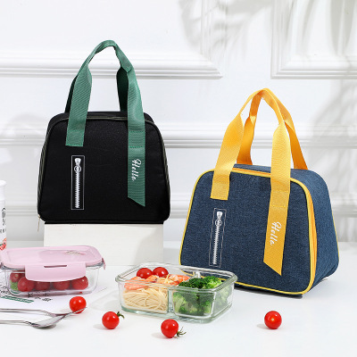 New Lunch Box Insulation Bag Lunch Portable Lunch Bag Japanese Student Lunch Box Bag Spot Lunch Box Bag