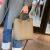 Lady Genuine Leather Bag 2022 New Large Capacity Crossbody Portable Bucket Bag First Layer Cowhide Son Mother Shoulder Bag Women