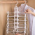 Folding Pant Rack Multi-Functional Multi-Layer Pants Hanger Household Magic Seamless Trouser Press Wardrobe Storage 