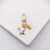 Snoopy Cartoon Keychain Female Couple Cute Small Gift Alloy Key Ring Pendants Key Ring Schoolbag Pendant