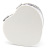 PU Leather Mirror Double-Sided Makeup Small Mirror Carry-on Cosmetic Mirror Mini-Portable Simple Folding Pure White Mirror Printing
