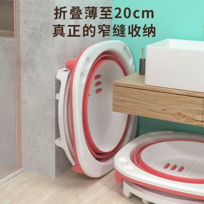 Folding Bath Barrel Adult Foldable Bath Bucket Household Bathtub Heightened Bath Bucket Full Body Bath Barrel Bath Bucket