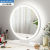 Mirror Makeup Mirror LED Light for Boys and Girls for Dormitory Ins Desktop Vanity Mirror Home High-Definition JZ Mirror