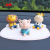 Creative Zakka Crafts Looking up at the School Garden Piggy Ornaments Home Decoration Resin Car Cake Ornaments