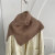 [Dark Green] Niche Pullover Shawl Elegant Fashion Simple Solid Color Outer Tower Shawl Wool Knitted Scarf