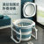 Adult High Bath Bucket Small Apartment Bathtub Bath Barrel Adult Folding Household Bath Bucket Plastic Bathtub Thickened