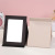 Factory Simple Folding Mirror Handheld Small Mirror Portable Desktop Desktop Square HD Paper Mirror Cosmetic Mirror Wholesale