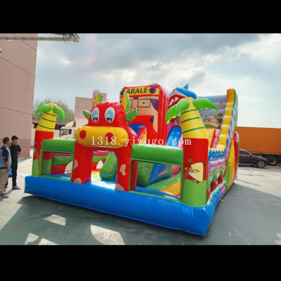 Yiwu Factory Direct Sales Inflatable Castle Naughty Castle Inflatable Slide Jumping Castle Inflatable Mattress Inflatable Toy Bouncing House