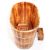 Bath Wooden Bucket Raised Bath Bucket Adult Household Body Bath Bucket Sweat Steaming Dual-Use Yao Medicine Bathtub Small Apartment Bathtub