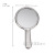 Factory Straight Supplier round Hand-Hold Mirror Makeup Hairdressing Mirror Online Celebrity Mirror Single-Sided Mirror Portable Handheld Mirror