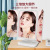 Desktop Three-Fold Makeup Mirror with Light LED Light Internet Celebrity Cosmetic Mirror Retouching Supplementary Lighting Makeup Mirror Shell Mirror