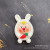 Creative Cute Three-Dimensional Cartoon Rabbit Biscuit Fruit Girl Magnetic Decorations Home Message Refridgerator Magnets Wholesale