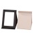 Factory Simple Folding Mirror Handheld Small Mirror Portable Desktop Desktop Square HD Paper Mirror Cosmetic Mirror Wholesale